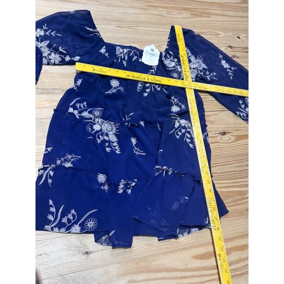 Alter’d State Embroidered Boho Hippy Long Sleeve Dress Women’s Size Medium NWT - Picture 5 of 8